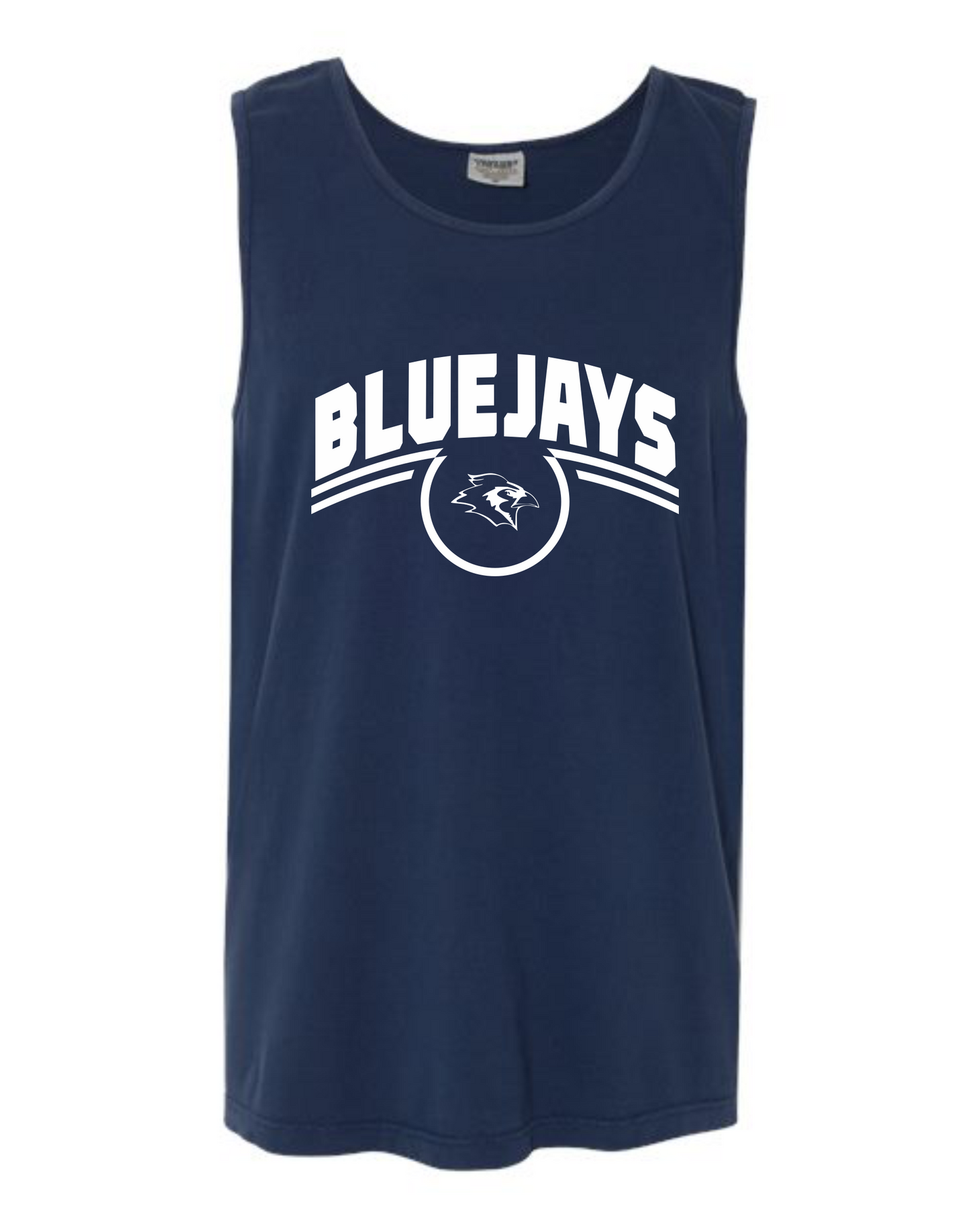 Bluejays Arched Tank Tops