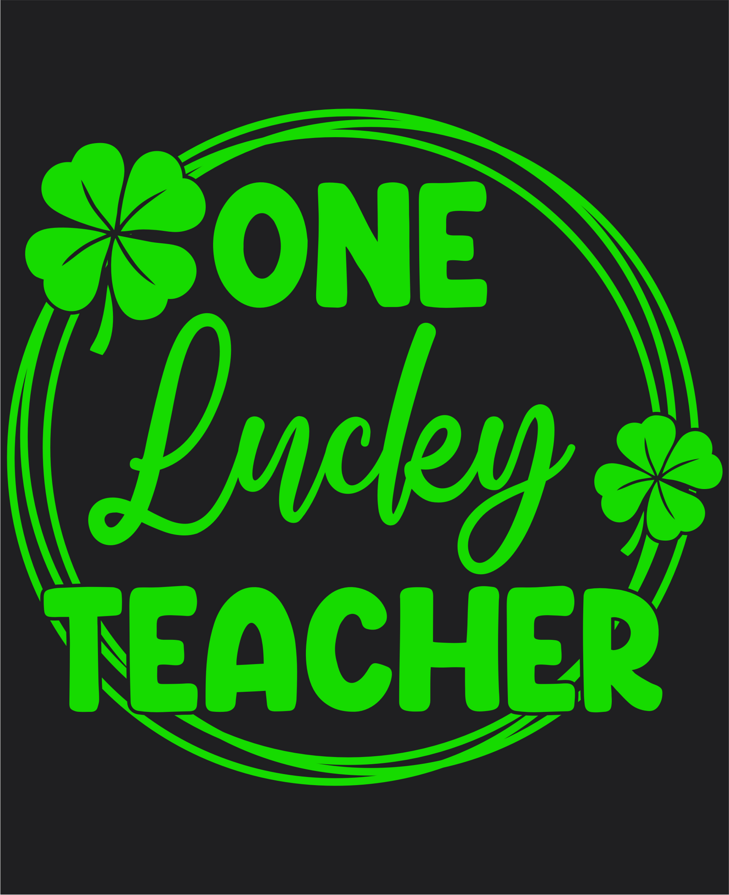 One Lucky Teacher