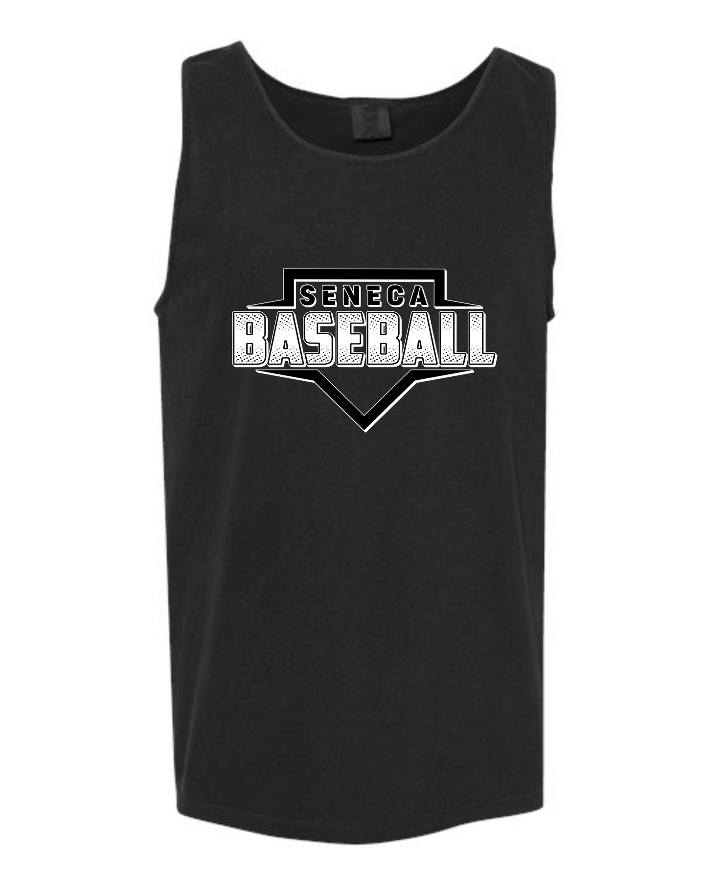 Seneca Baseball Home Plate Tank Tops
