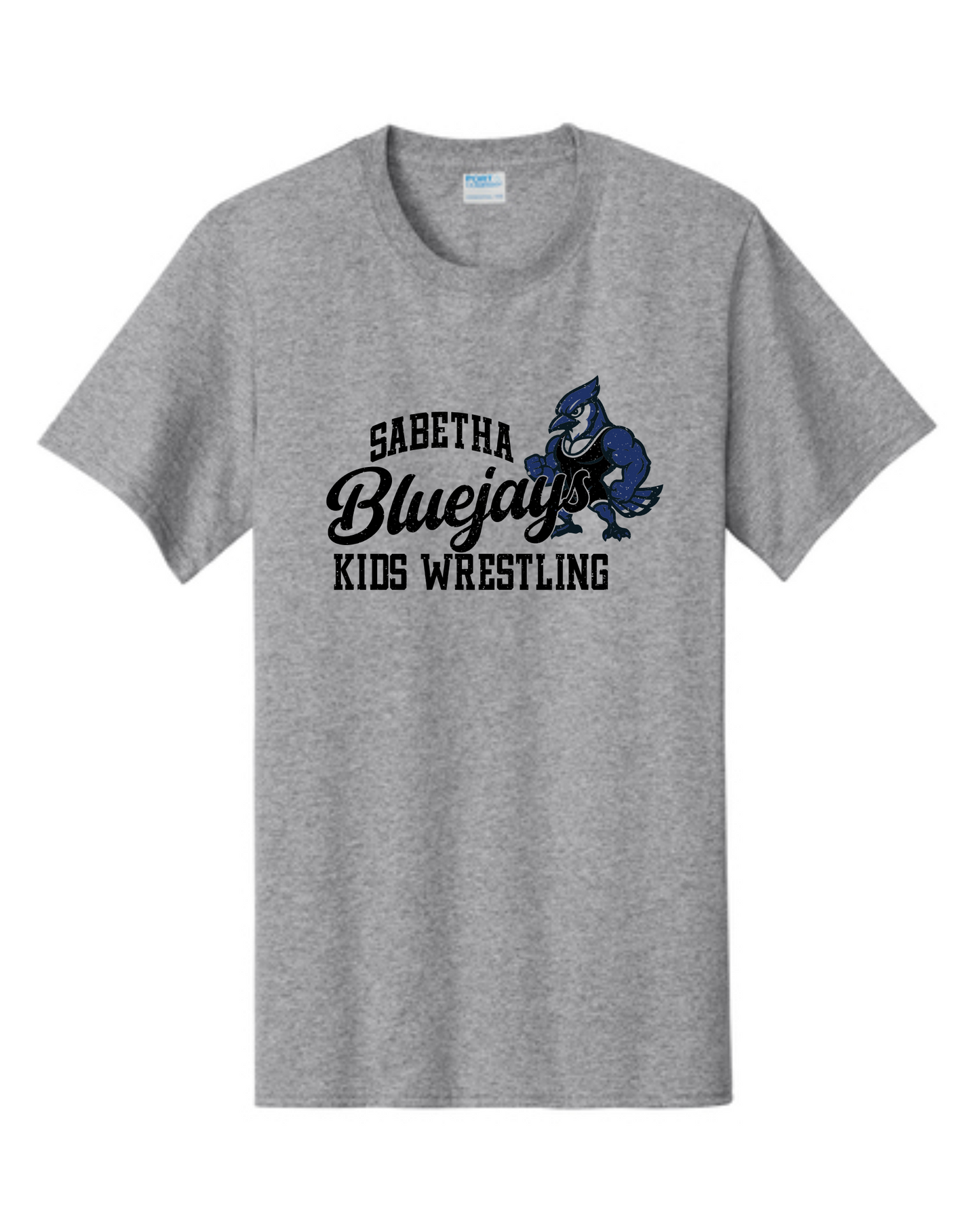 Sabetha Bluejays Kids Wrestling Tall Apparel