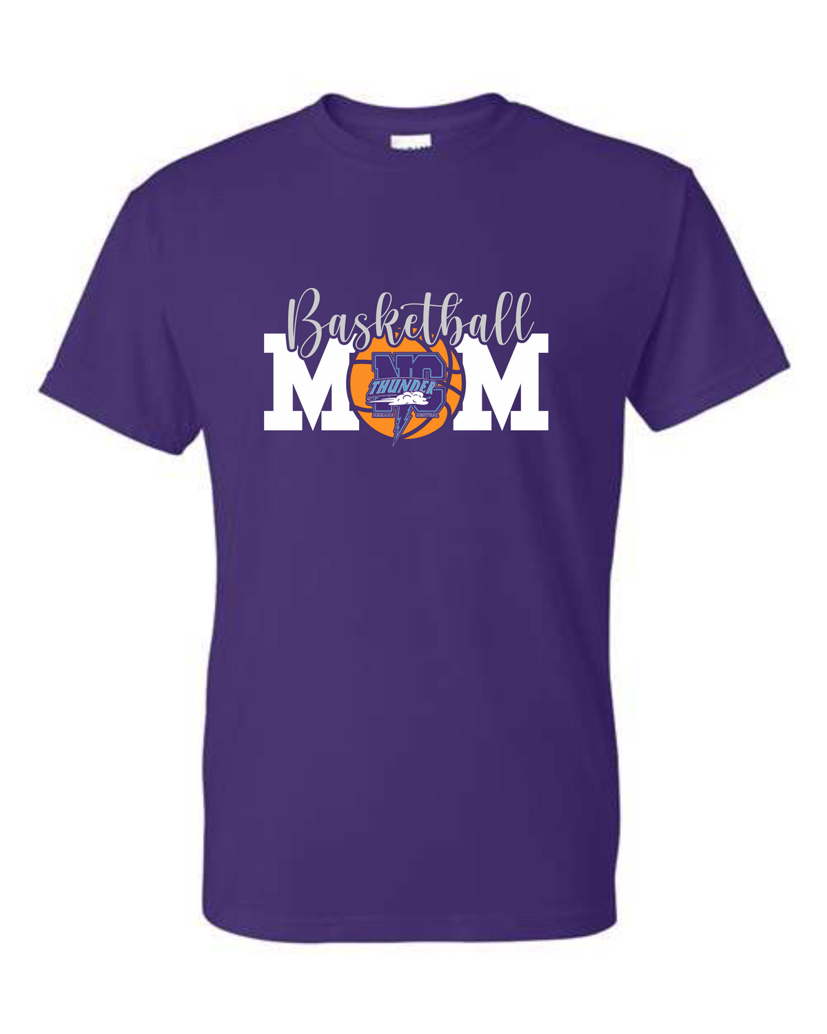 Thunder Basketball Mom T-Shirts & Long Sleeve