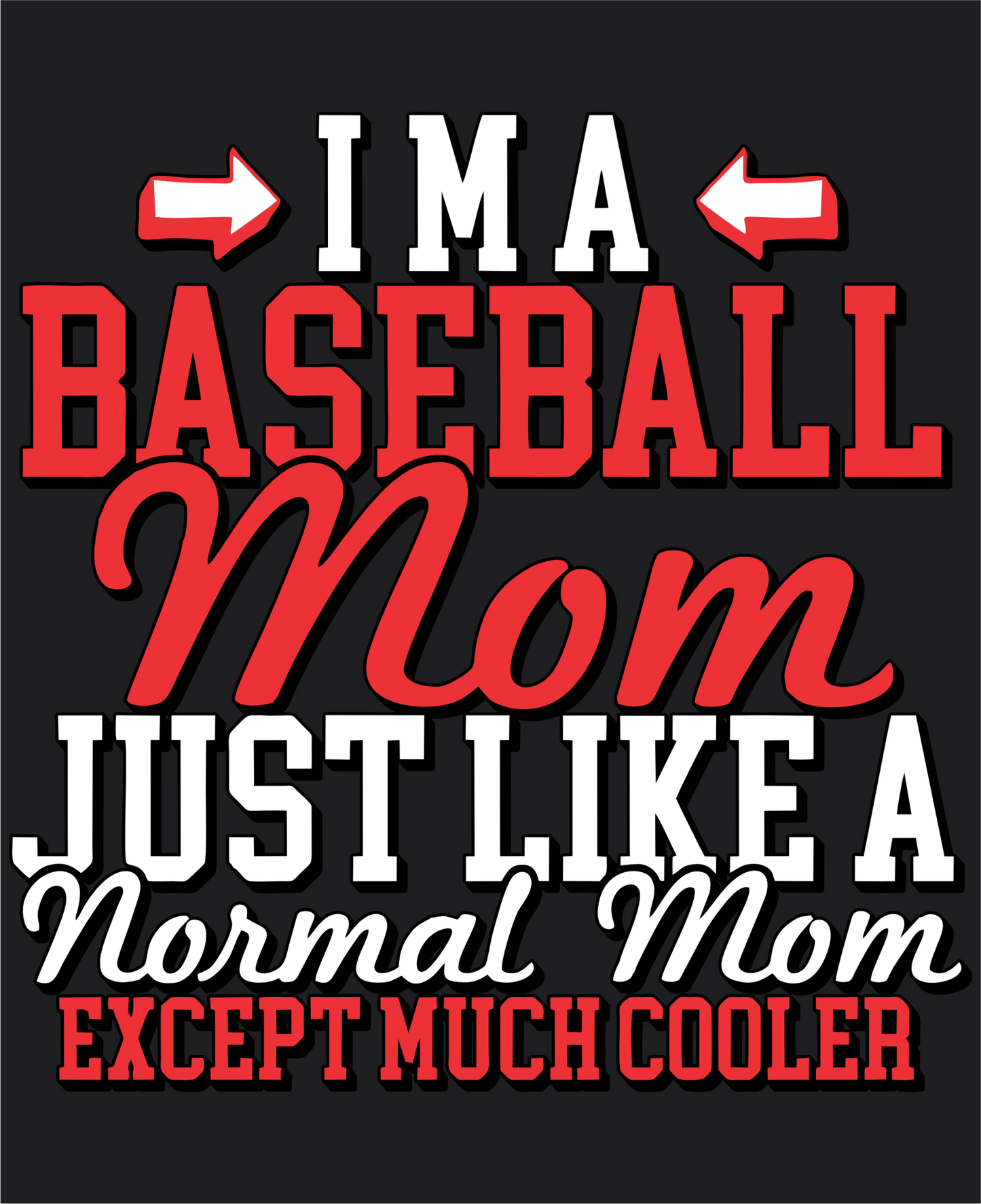 Cool Baseball Mom