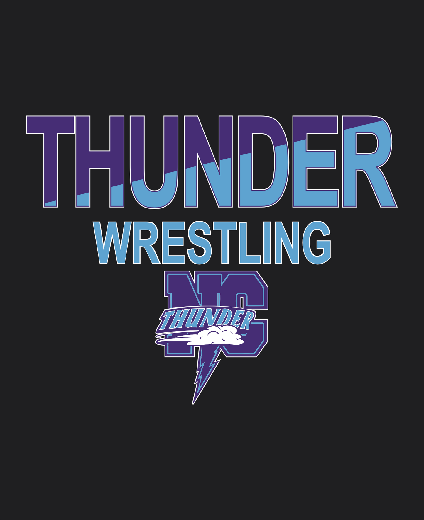 Thunder Wrestling Fan Gear D5 Sweatshirts & Outerwear