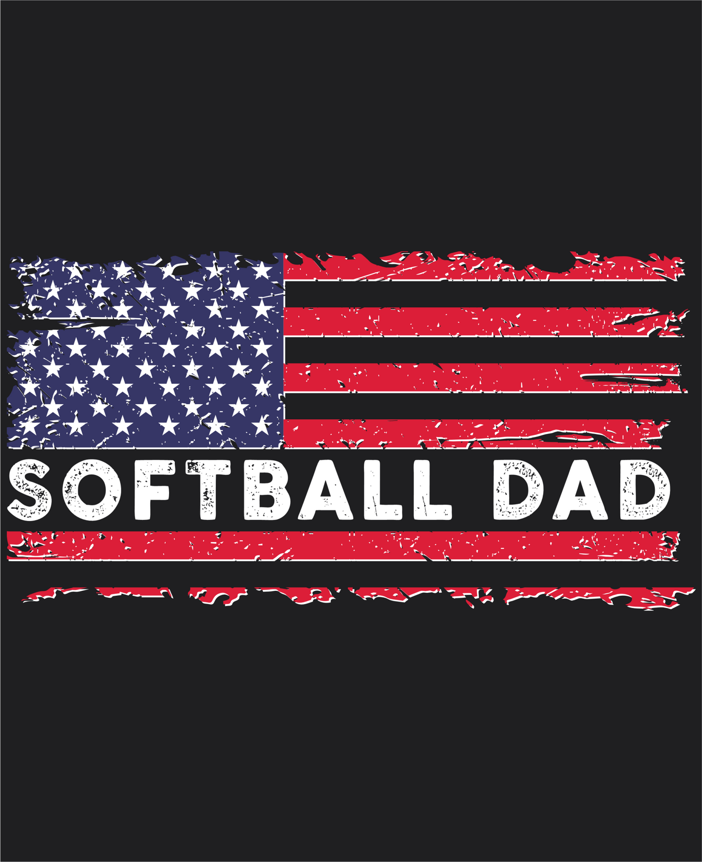 Softball Dad Flag