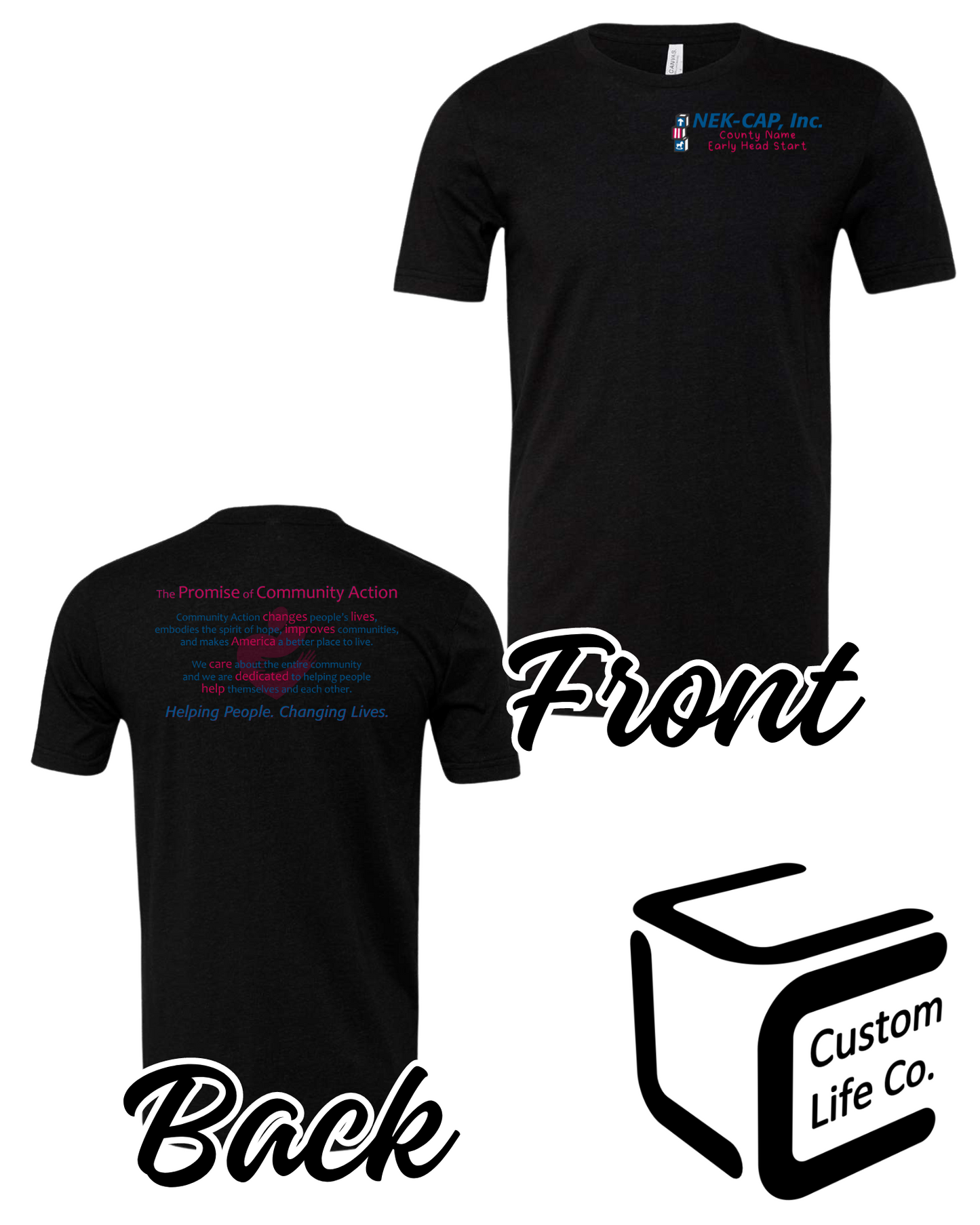 Marshall Co. Early Head Start Preschool with Promise Adult T-Shirt