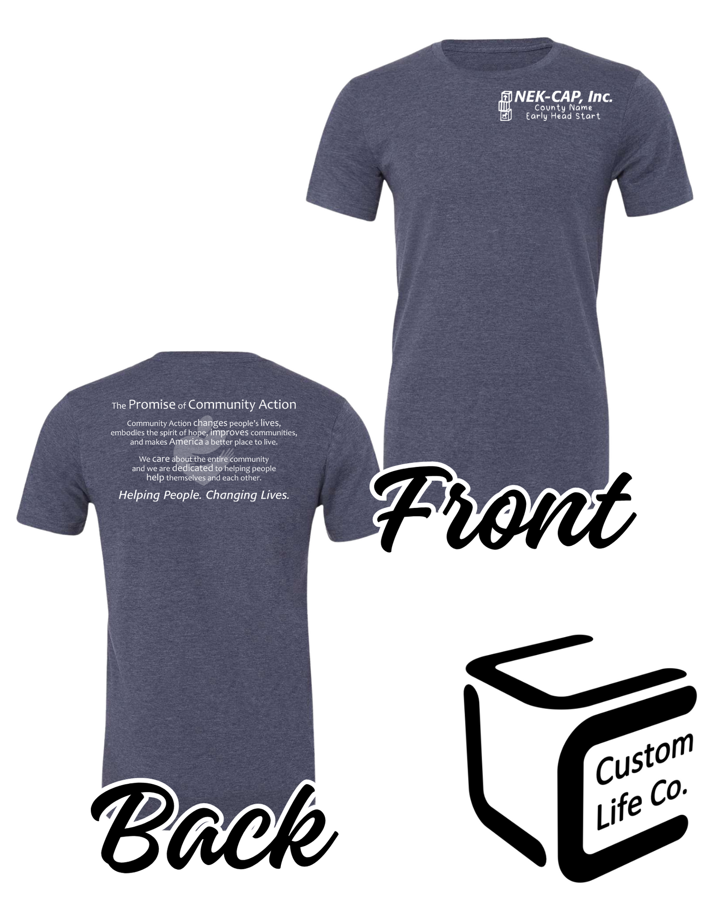 Marshall Co. Early Head Start Preschool with Promise Adult T-Shirt