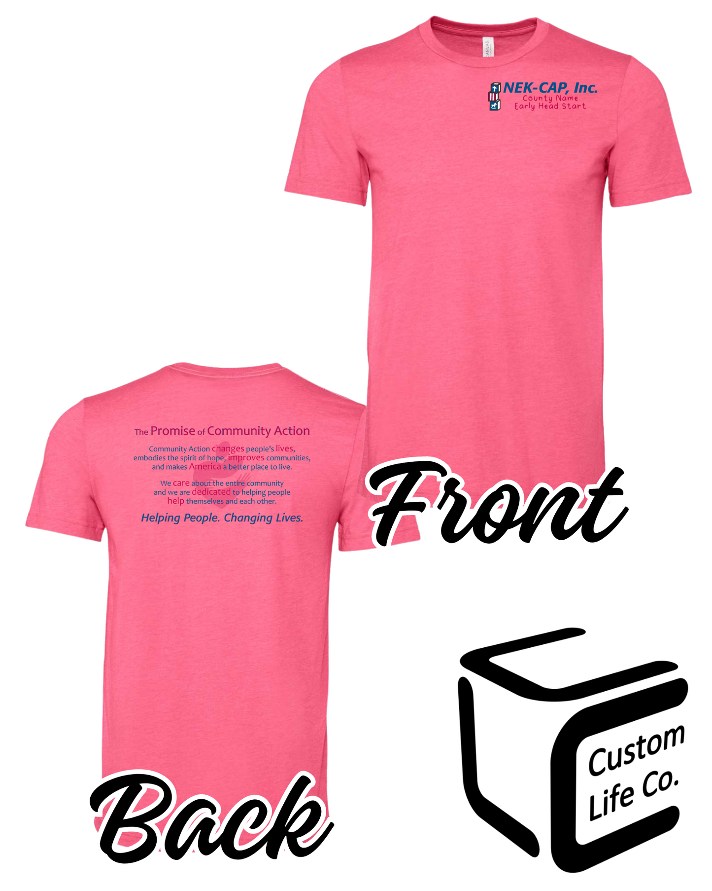 Marshall Co. Early Head Start Preschool with Promise Adult T-Shirt