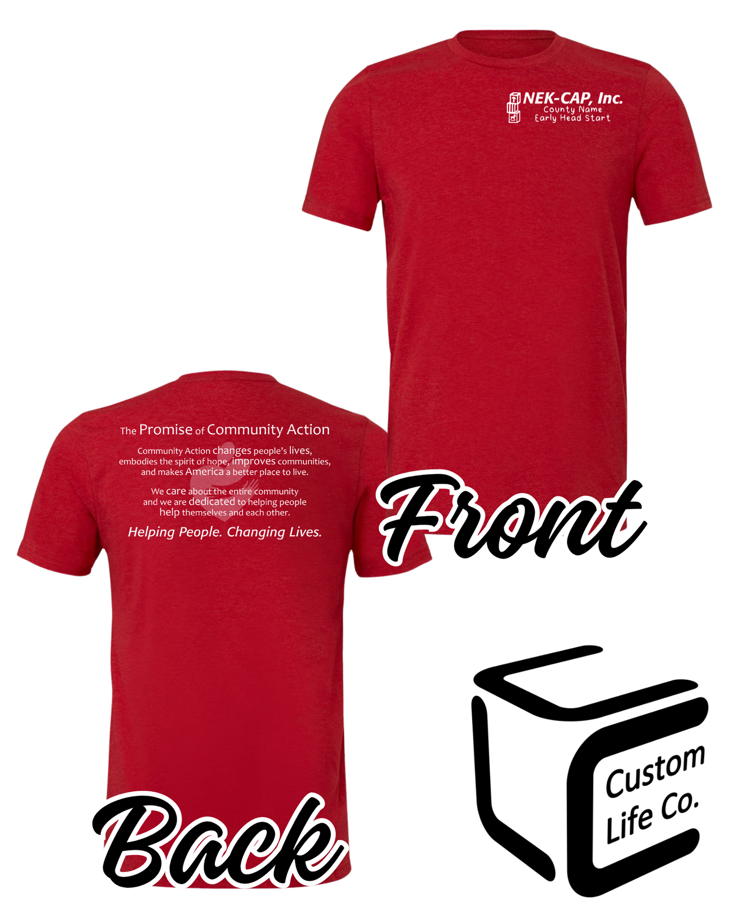 Jefferson Co. Early Head Start Preschool with Promise Adult T-Shirt
