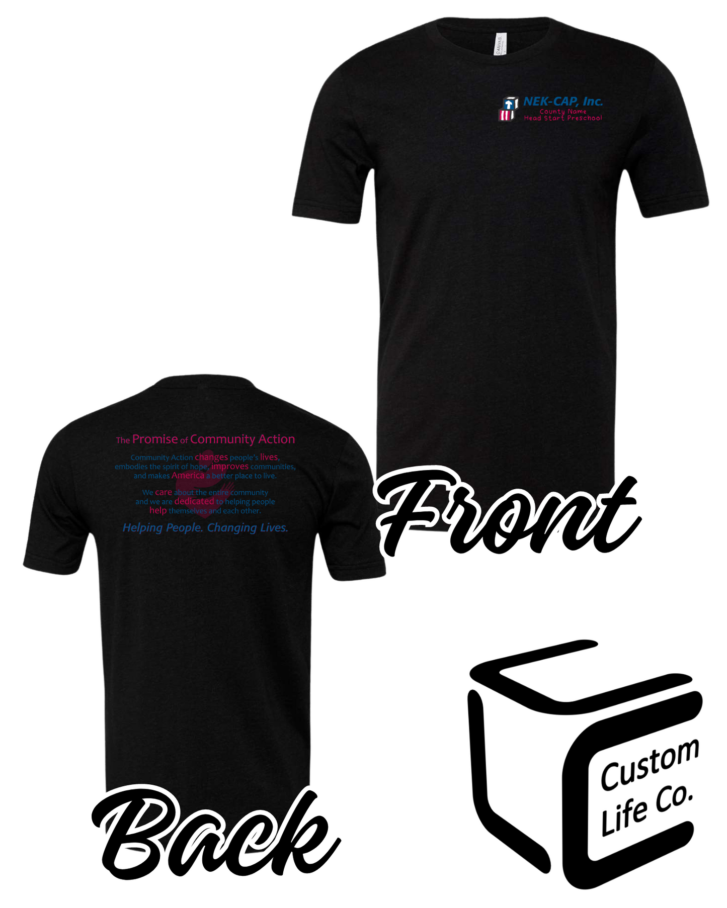 Leavenworth Co. Head Start Preschool with Promise Adult T-Shirt