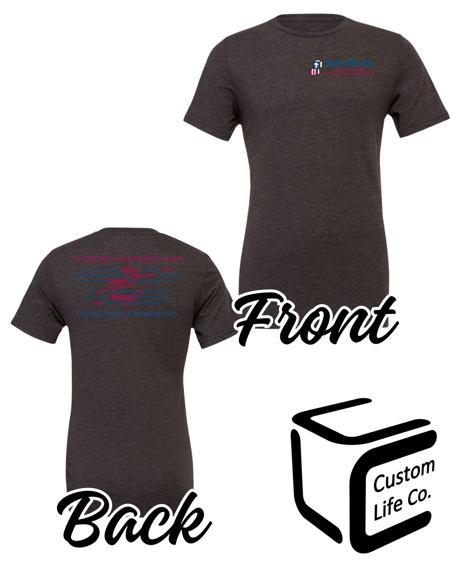 Leavenworth Co. Head Start Preschool with Promise Adult T-Shirt
