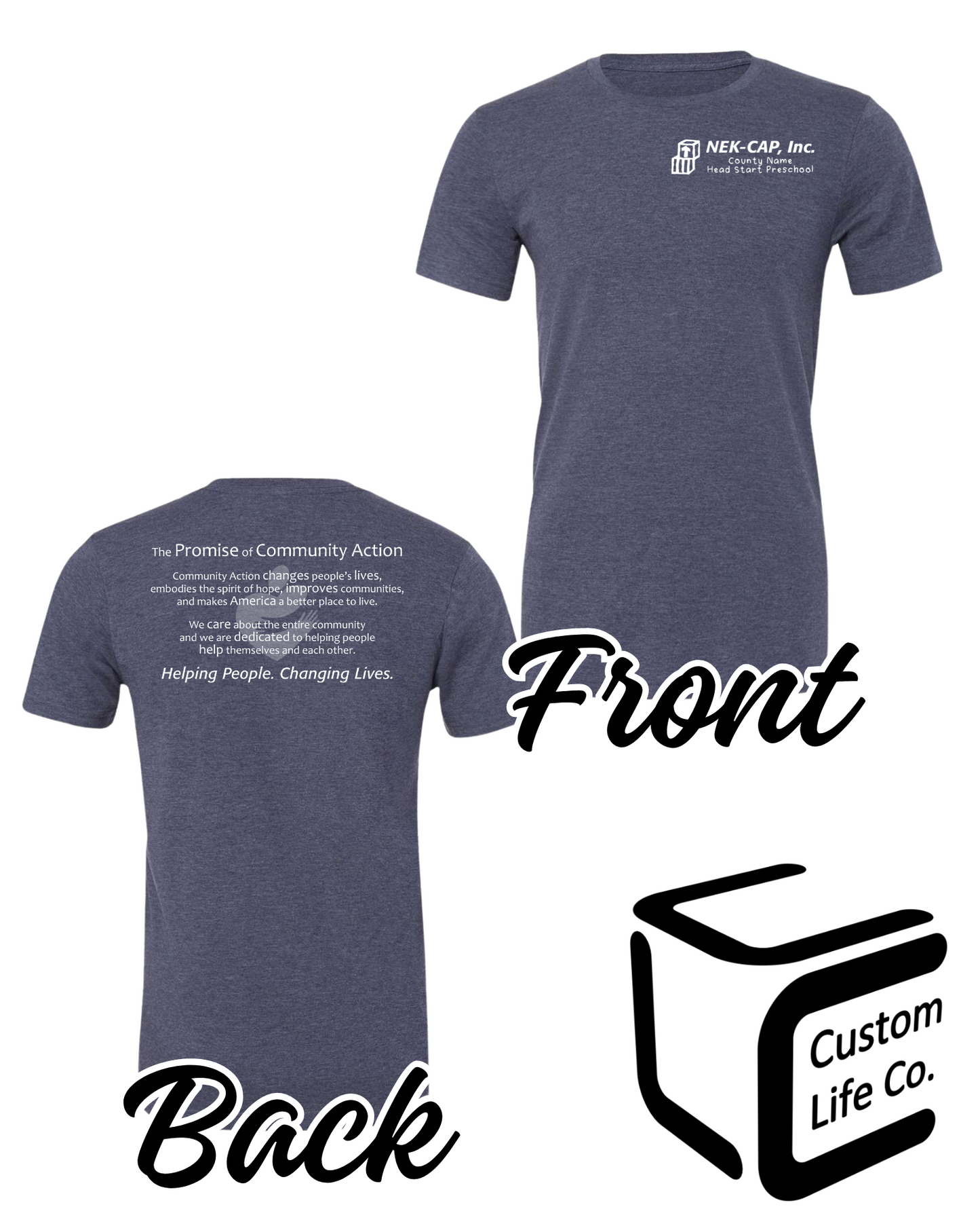 Leavenworth Co. Head Start Preschool with Promise Adult T-Shirt