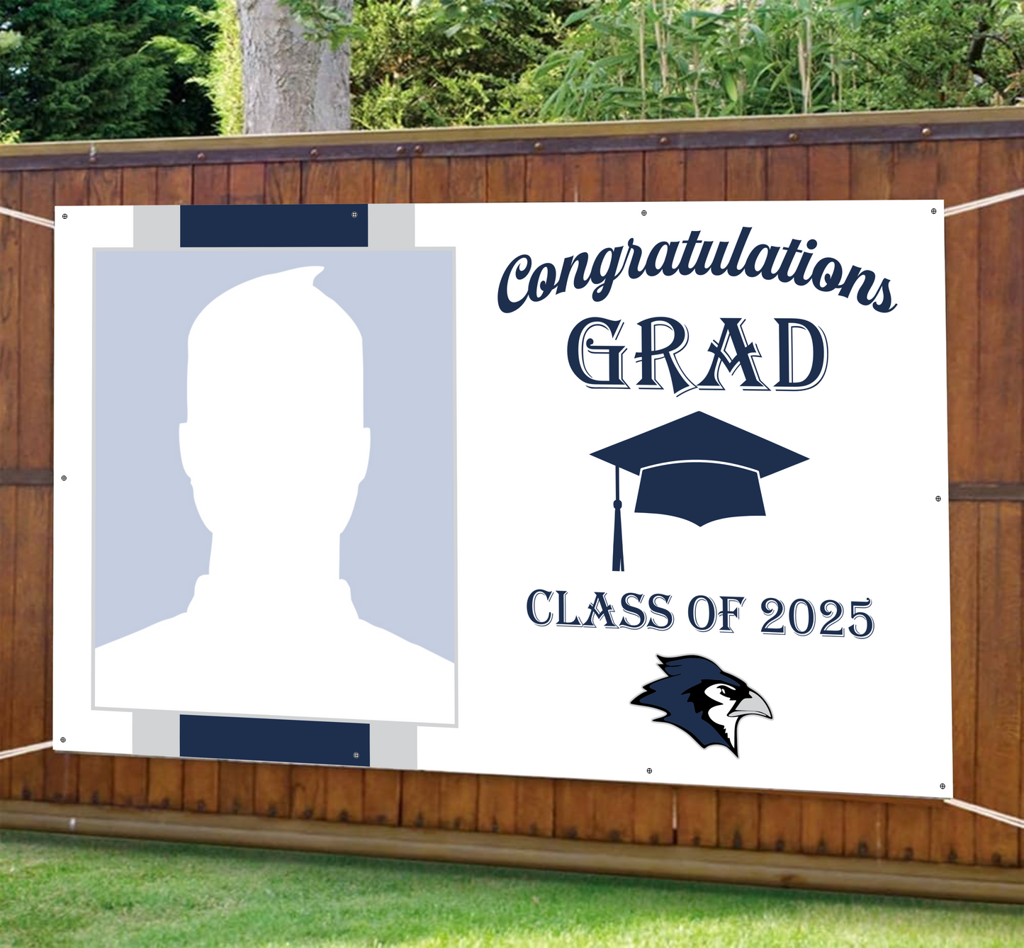Graduation Banner with School Mascot