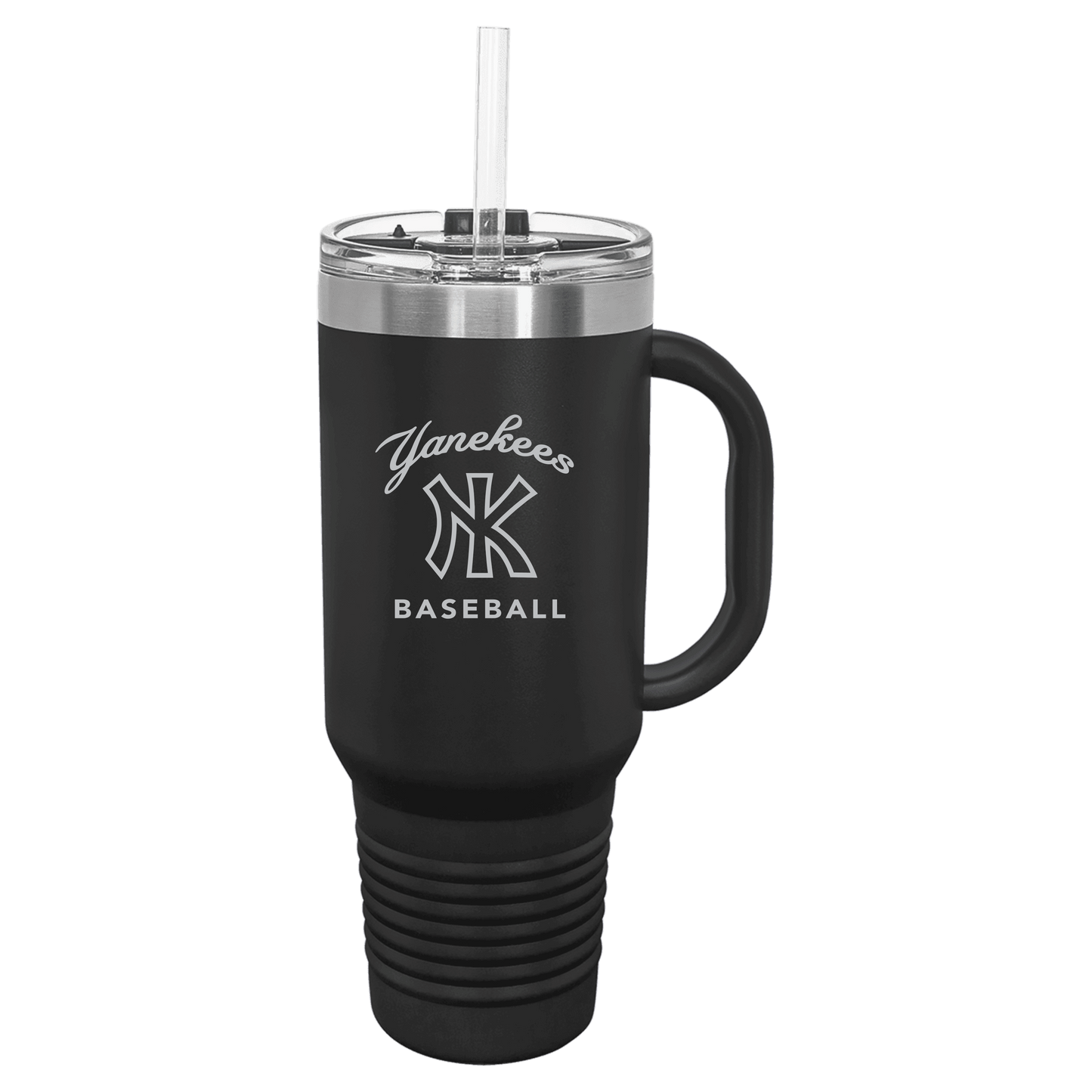 YaNEKees Baseball Script Curved Drinkware