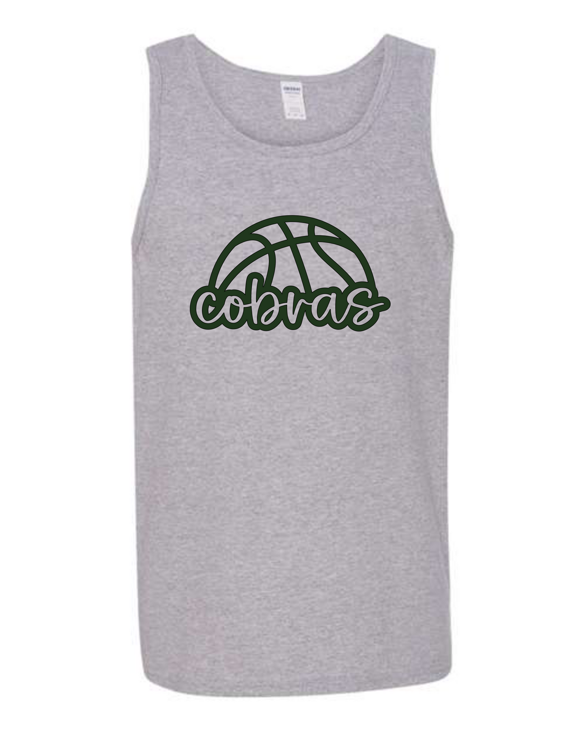 Cobras Basketball Script Tank Tops