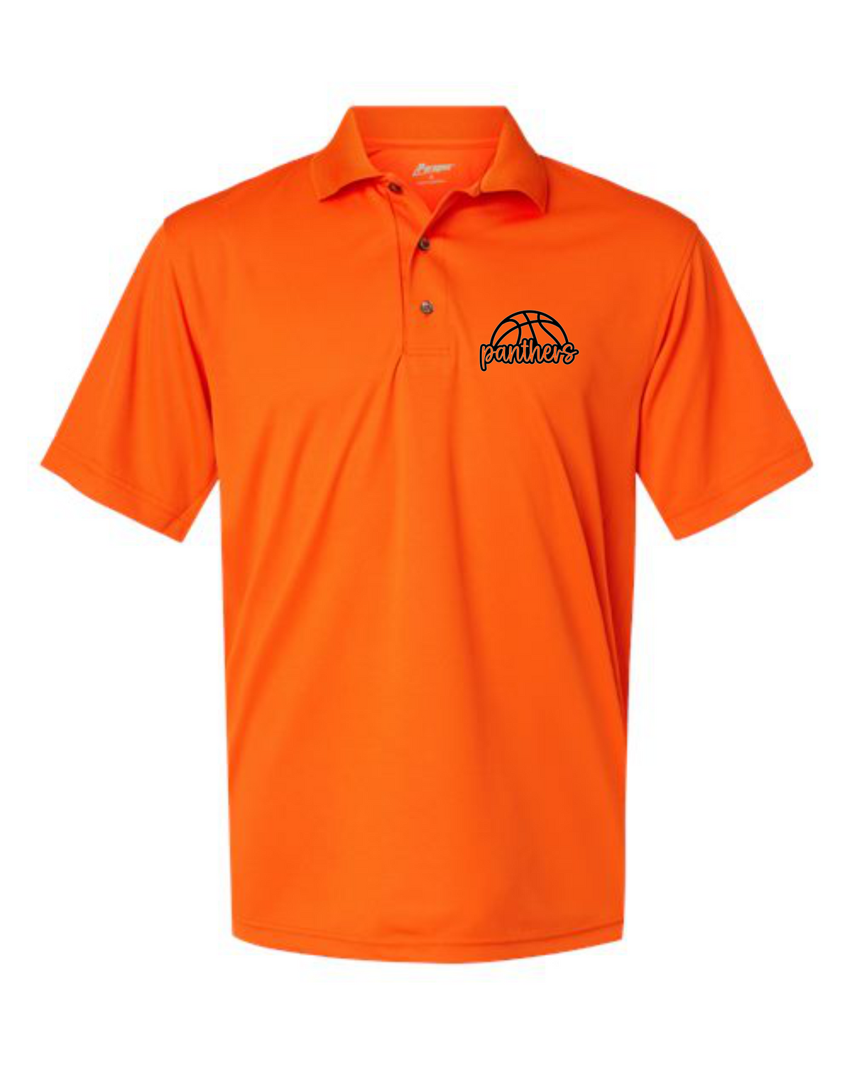 Panthers Basketball Script Polos, Button-Up Shirts, & Dresswear