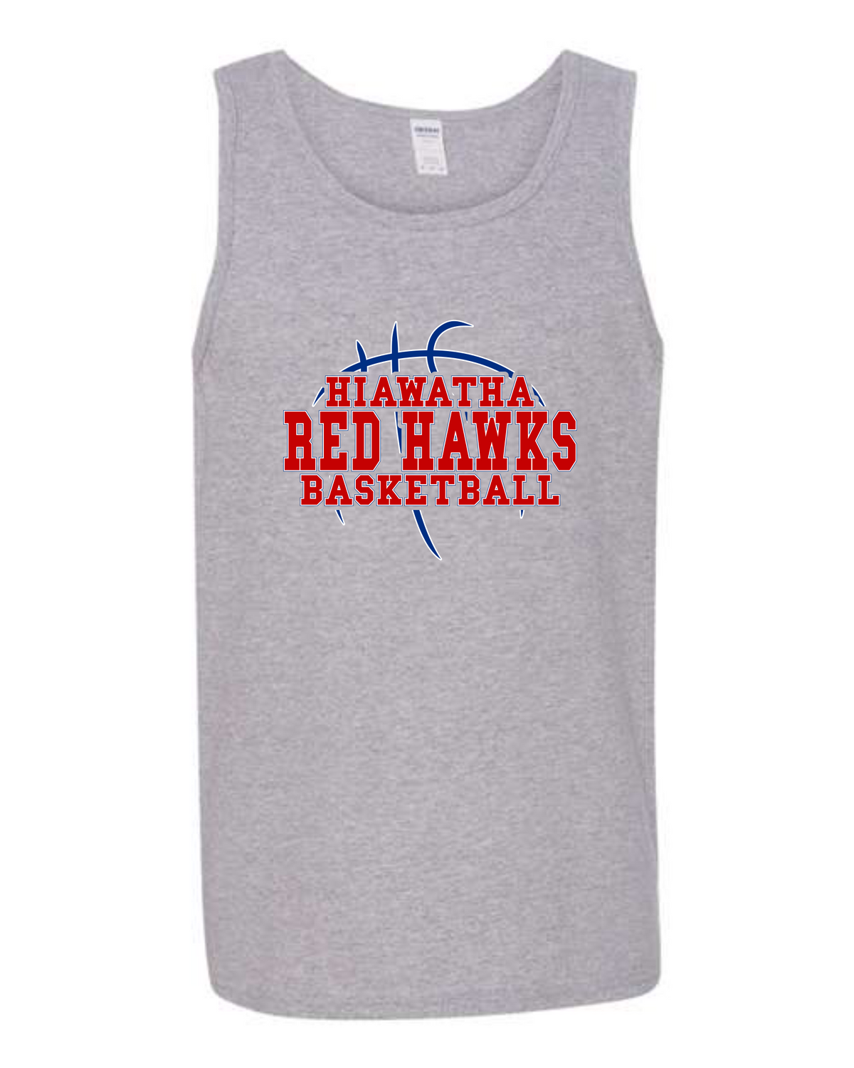 Hiawatha Red Hawks Basketball Tank Tops