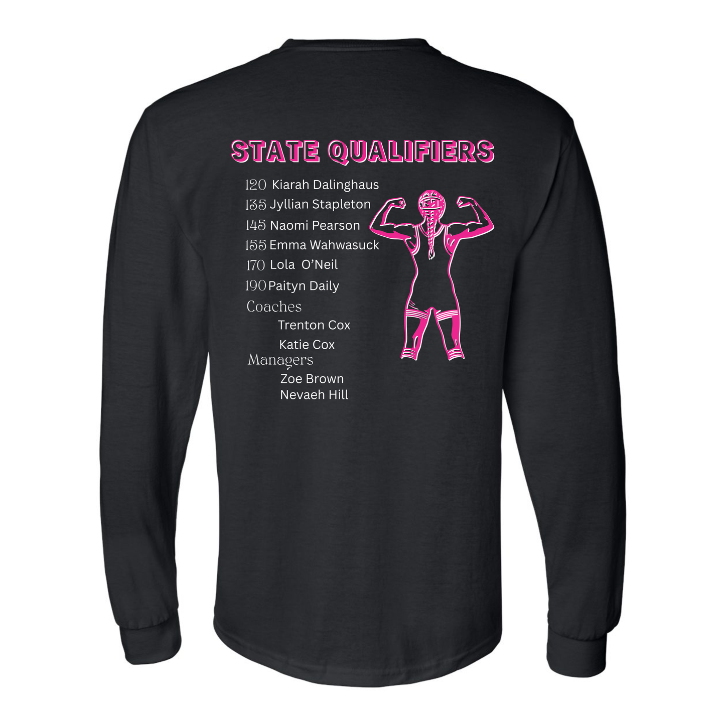 GIRLS SHS State Wrestling 2026 Long Sleeve