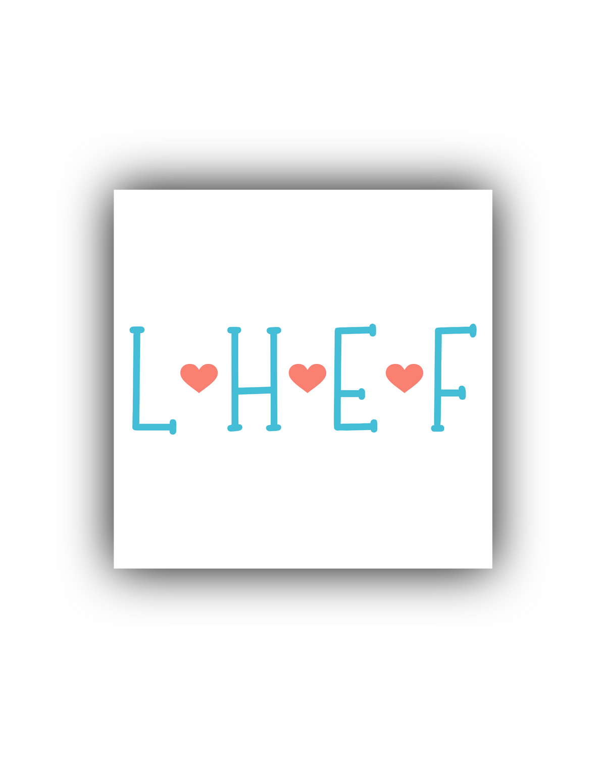 LHEF Monogram 2 Stickers