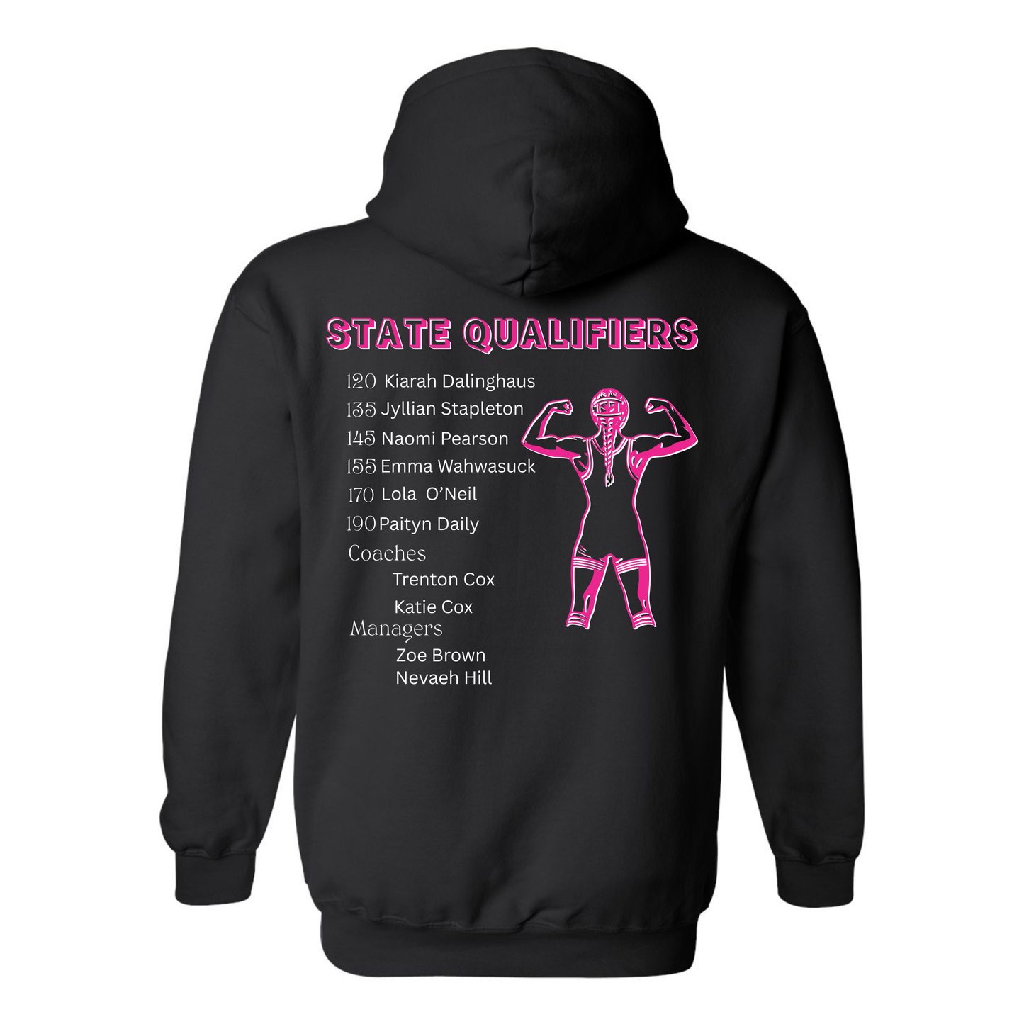 GIRLS SHS State Wrestling 2026 Hoodie