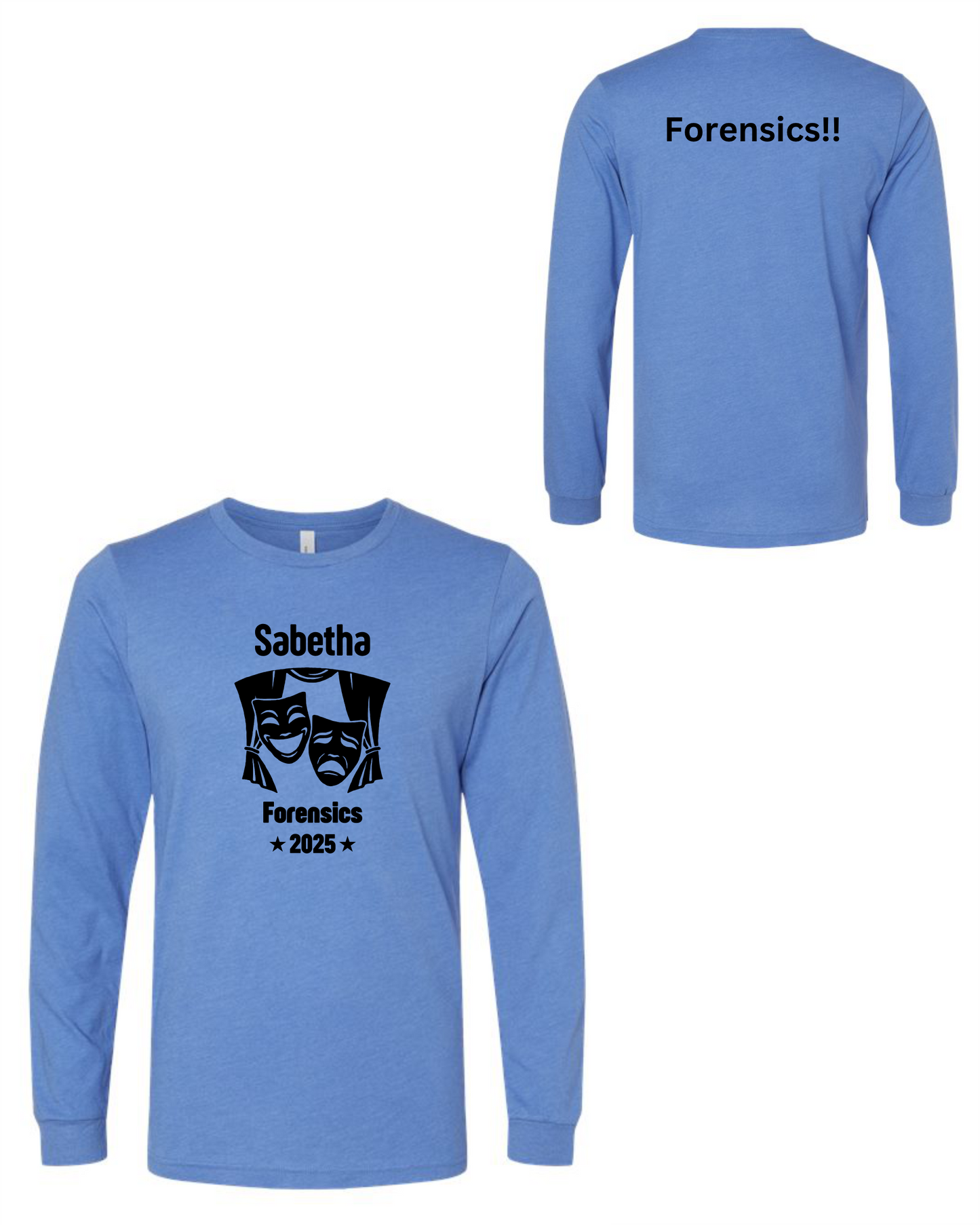 Sabetha Forensics Long Sleeve T-Shirt
