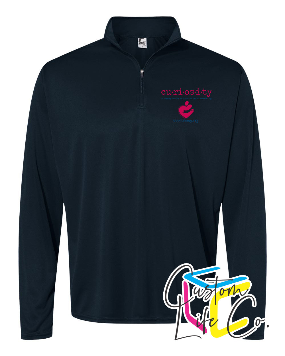 Curiosity Audlt Sport Quarter-Zip