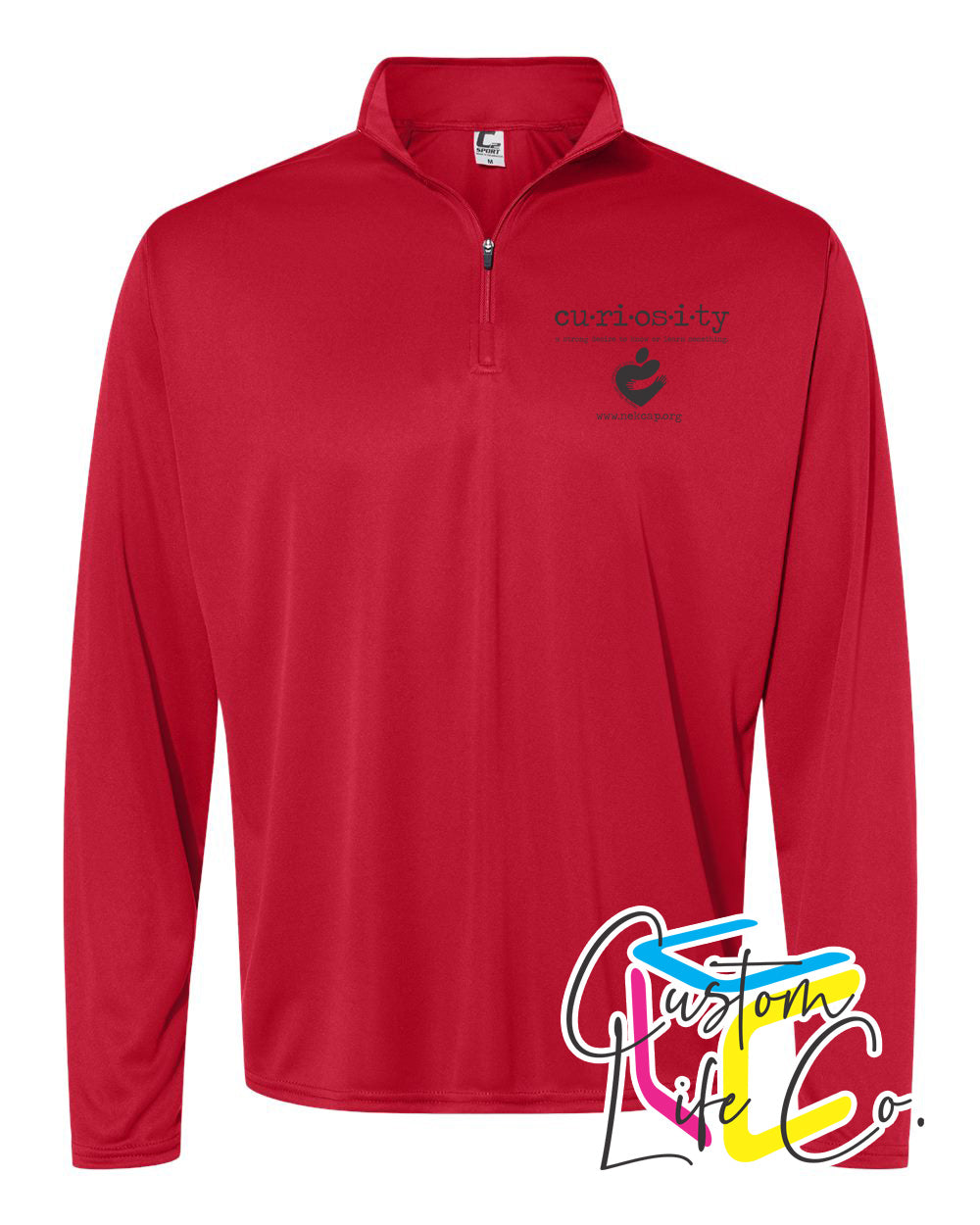 Curiosity Audlt Sport Quarter-Zip