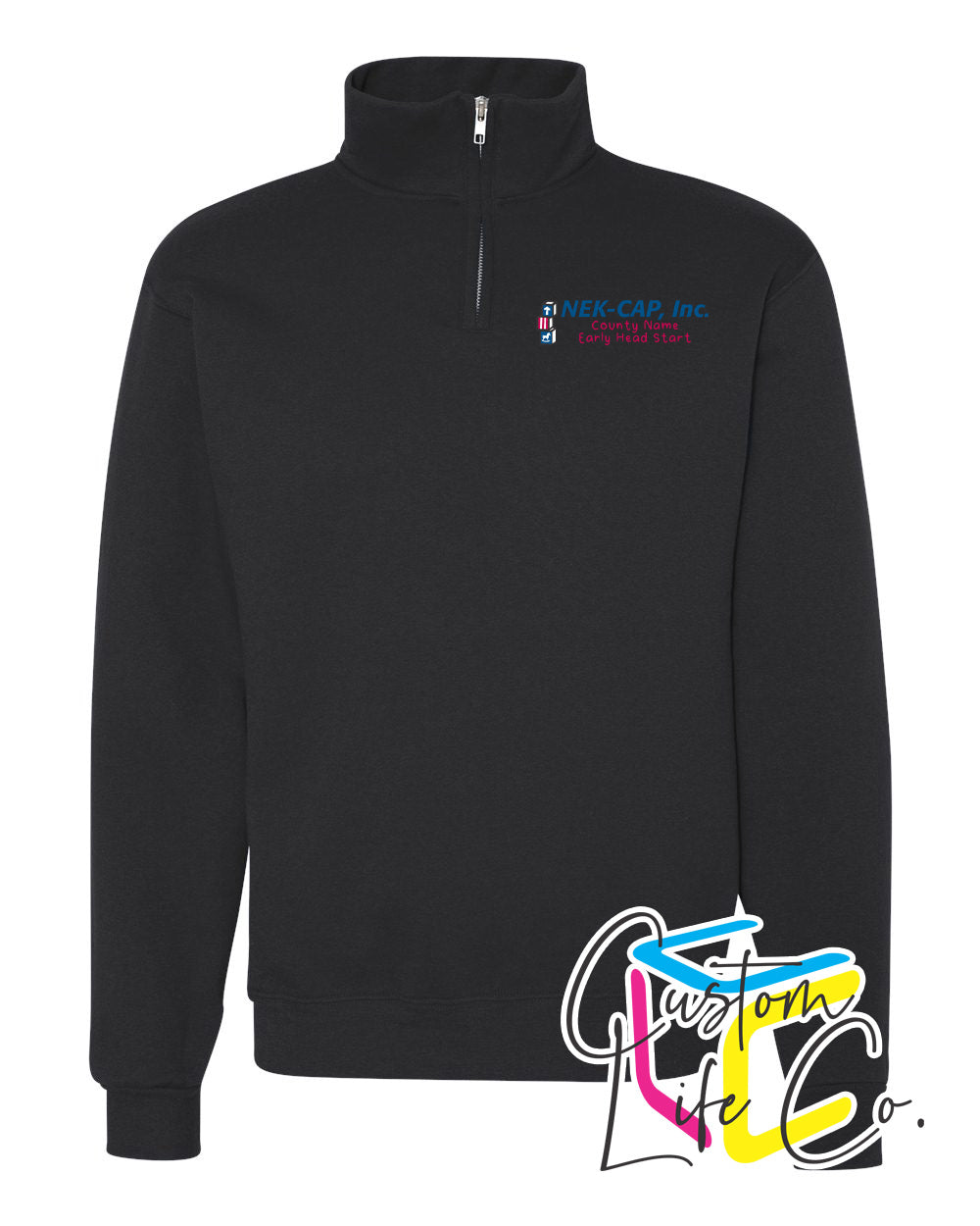 Early Head Start Black Fleece Quarter-Zip