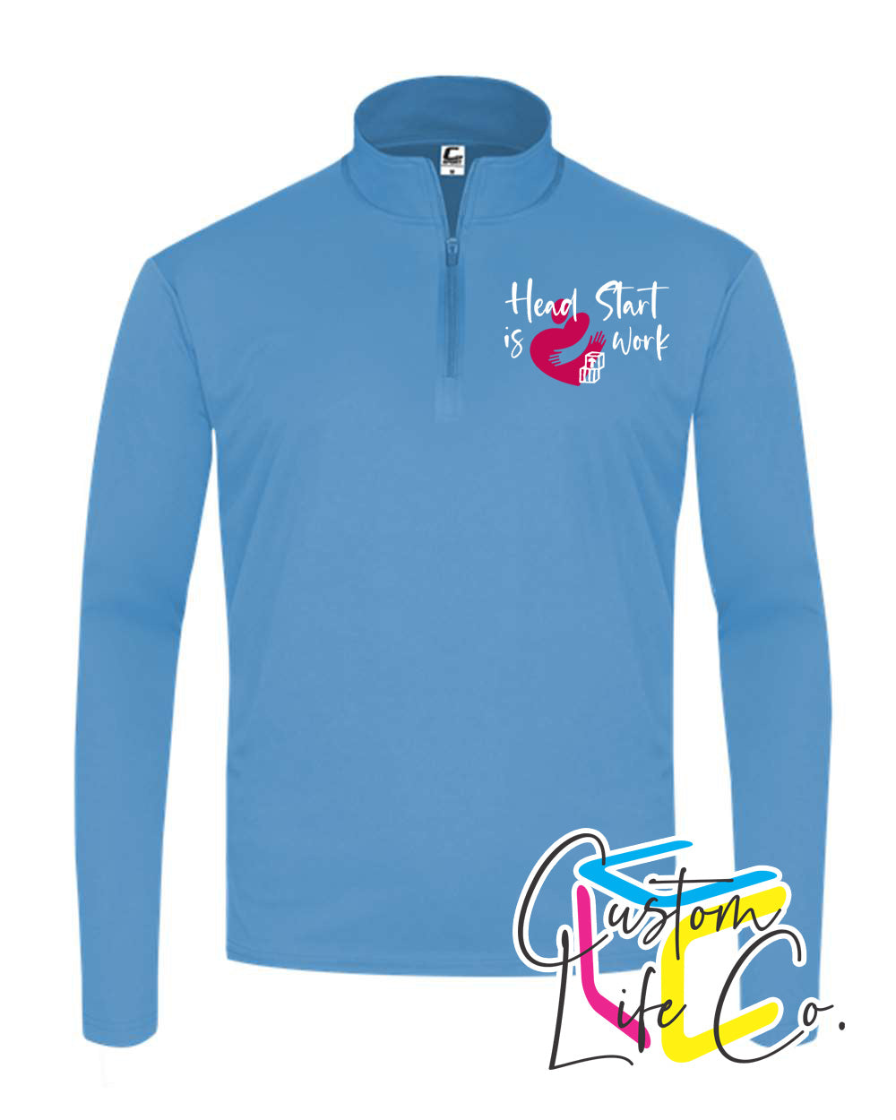 Head Start is Heart Work Sport Quarter-Zip