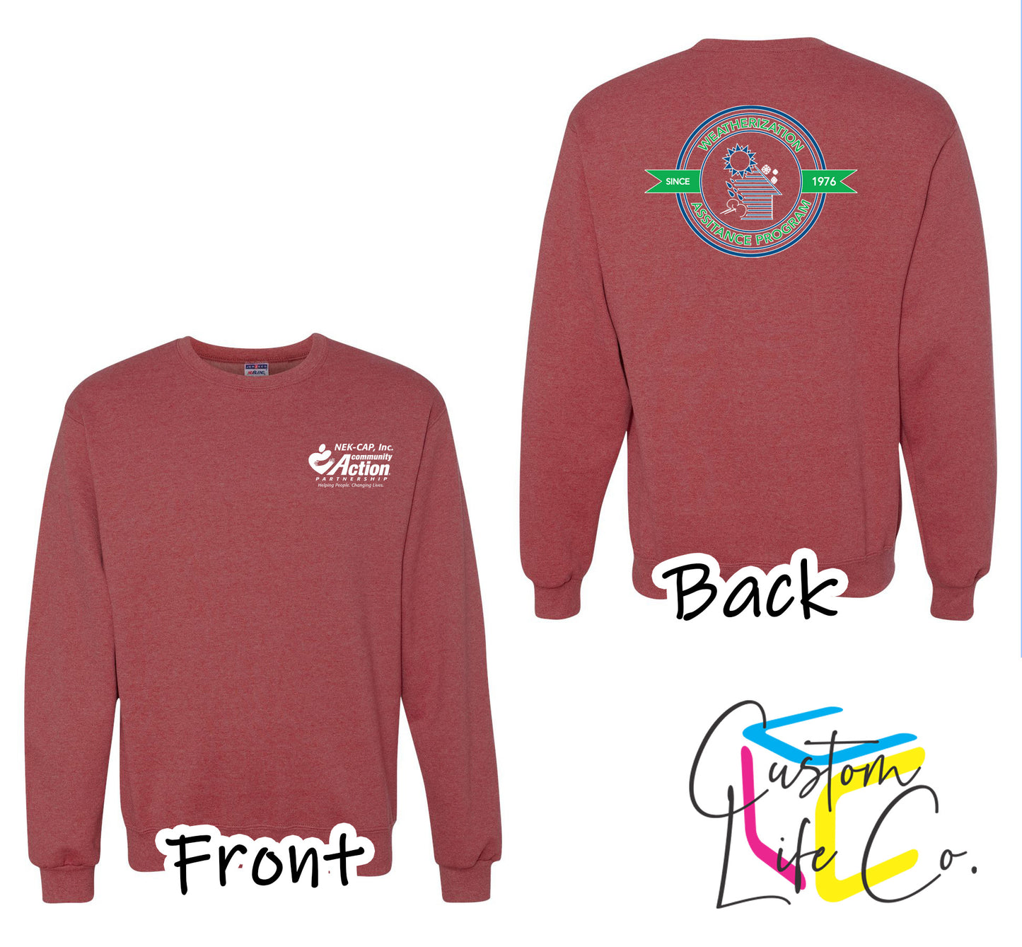 Weatherization Adult Fleece Crewneck