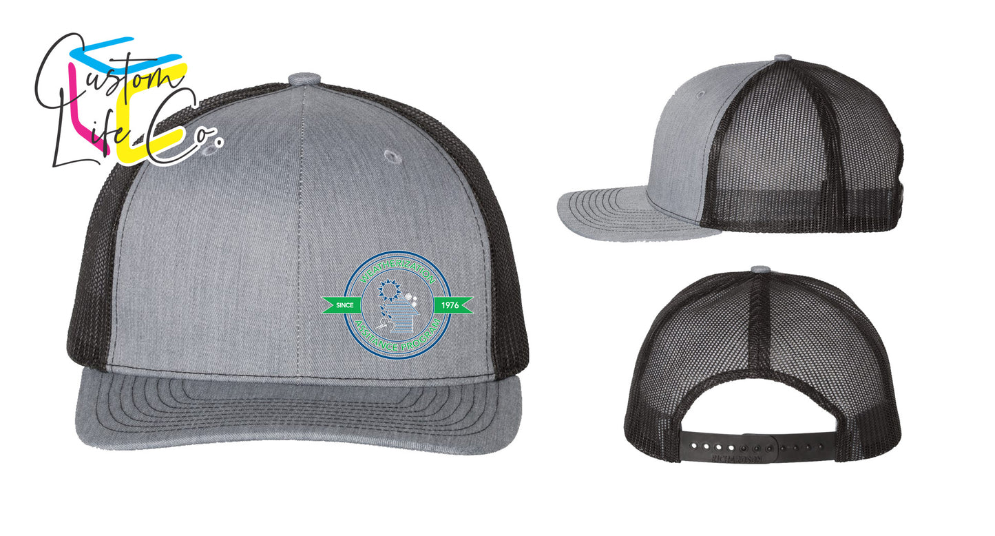 Weatherization Adult Six-Panel Trucker Cap