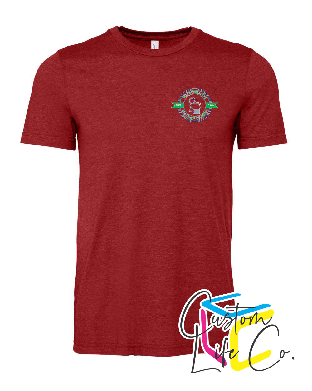 Weatherization Adult T-shirt with Pocket Logo