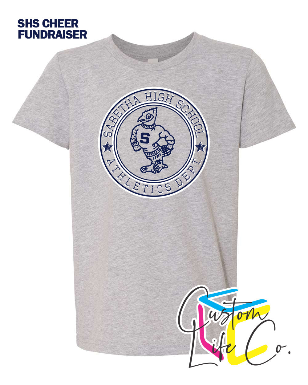 SHS Cheer Athletics Department Round Youth T-Shirt