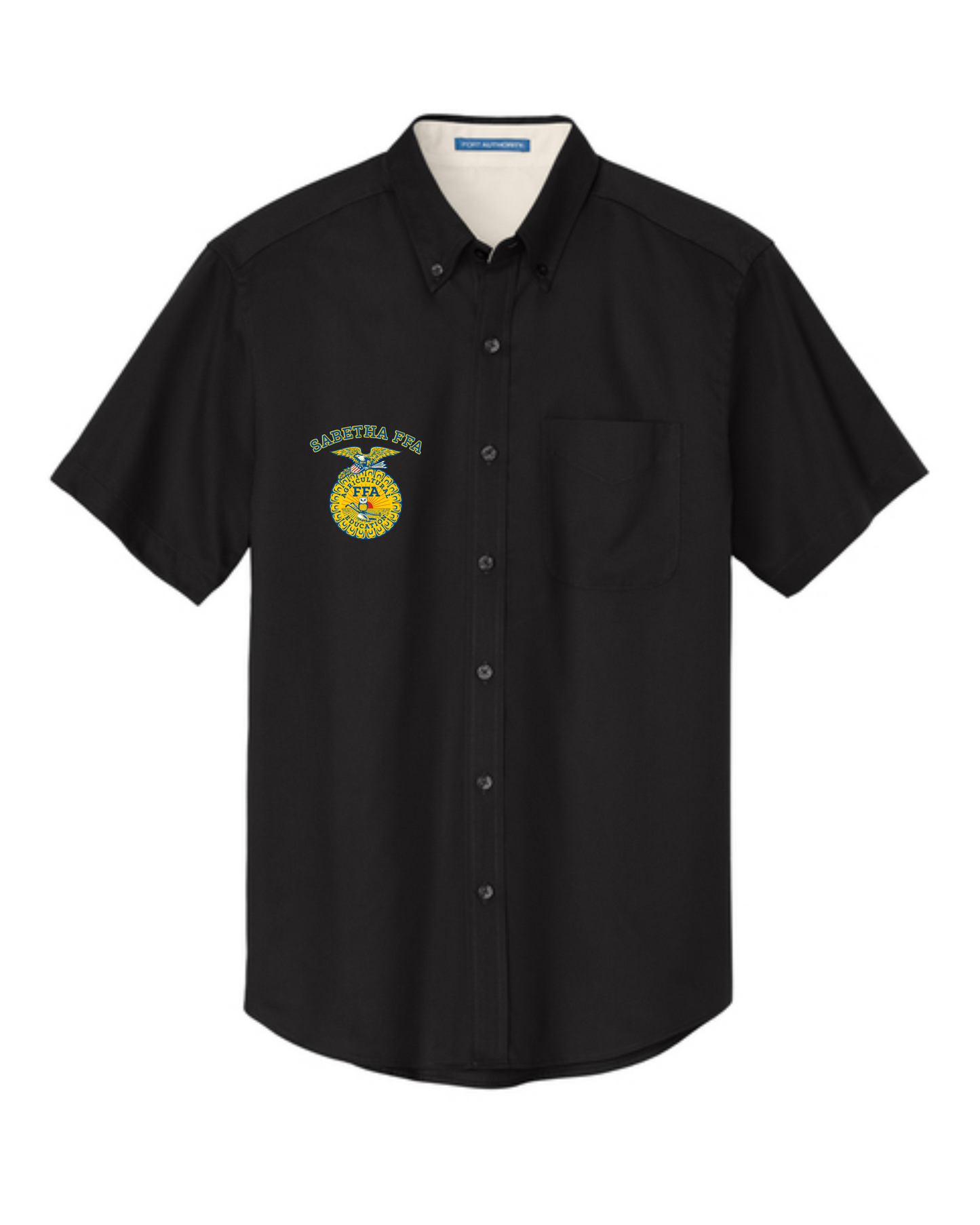 Sabetha FFA Tall Twill Short Sleeve Dress Shirt