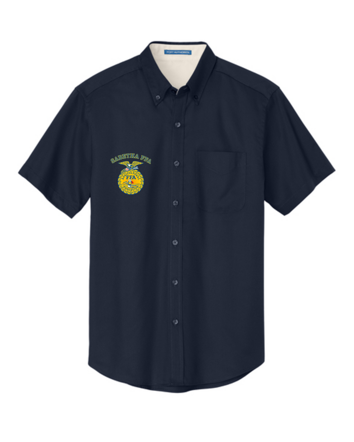 Sabetha FFA Tall Twill Short Sleeve Dress Shirt