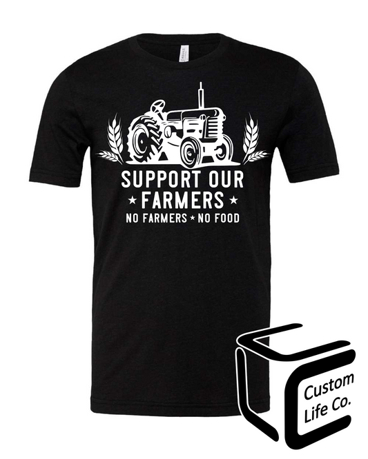 Support Our Farmers Adult T-Shirt