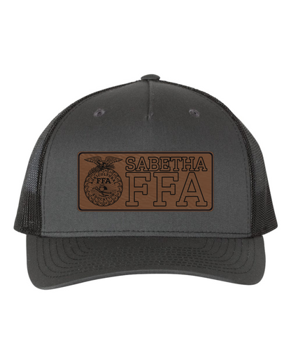 Sabetha FFA Leather Patch Hat