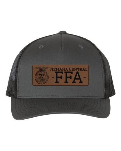 Nemaha Central FFA Leather Patch Hat