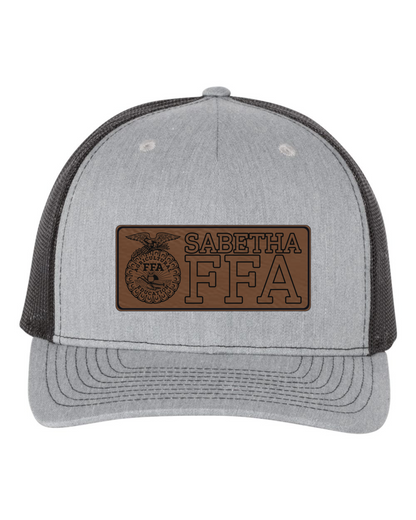 Sabetha FFA Leather Patch Hat