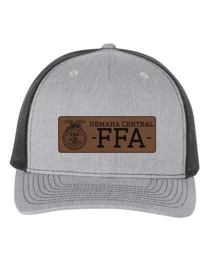 Nemaha Central FFA Leather Patch Hat