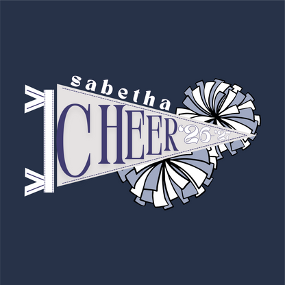 Sabetha Cheer Bet on Blue