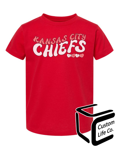 KC Chiefs Sweethearts Toddler T-Shirt
