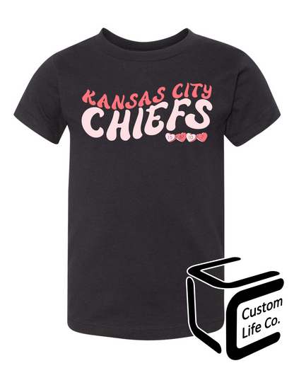 KC Chiefs Sweethearts Toddler T-Shirt