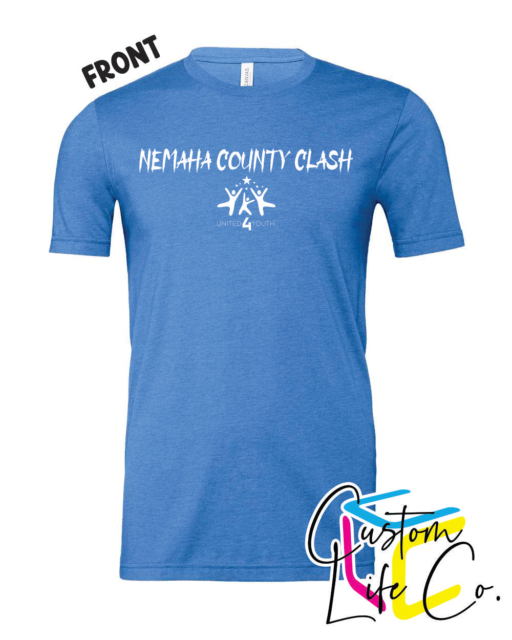 Nemaha County Clash "Bluejays" Adult T-shirt