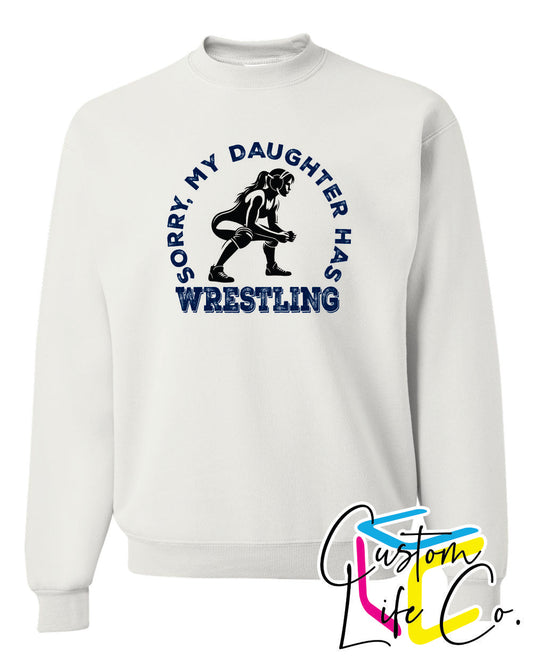 Bluejays Wrestling Daughter Adult Crewneck