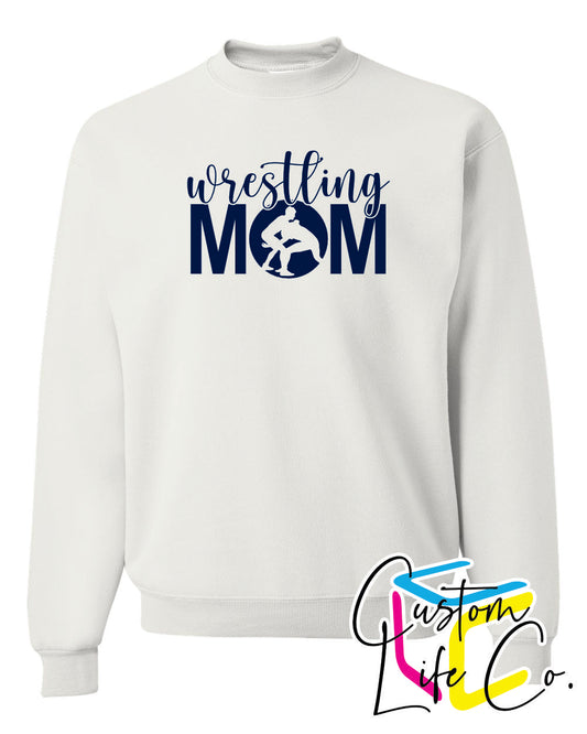 Wrestling Mom Adult Crewneck