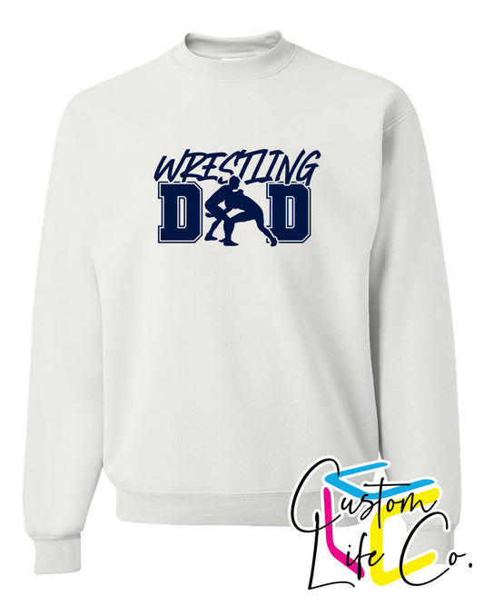 Wrestling Dad Adult Crewneck