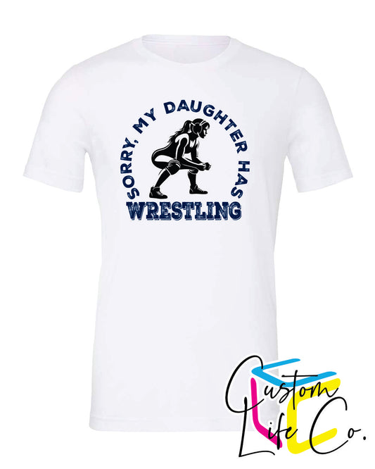 Bluejays Wrestling Daughter Adult T-Shirt