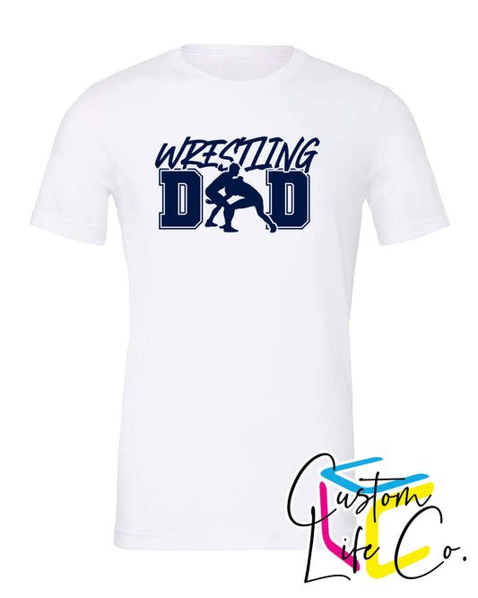 Wrestling Dad Adult T-Shirt