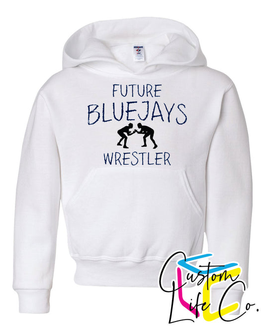 Future Bluejays Wrestler Youth Hoodie