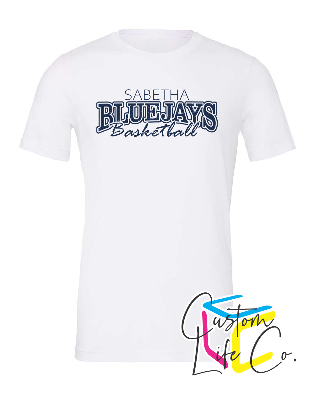 Sabetha Bluejays Basketball Adult T-Shirt